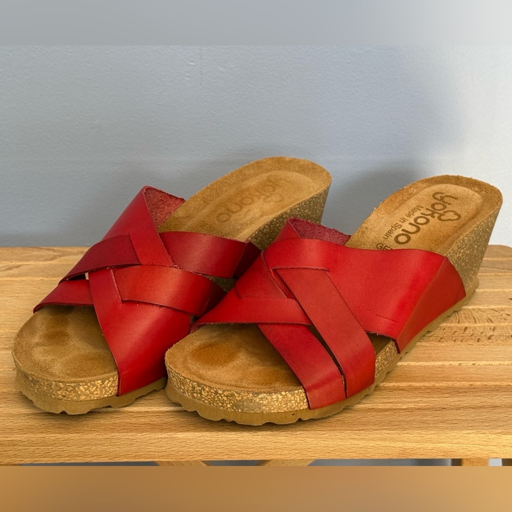 2/$40 Leather Wedge